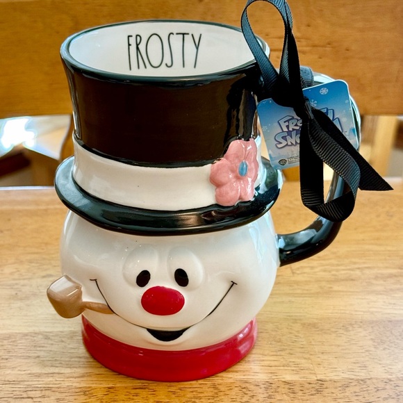 Rae Dunn Frosty the Snowman FROSTY Adorable Oversized Ceramic Mug BRAND NEW!! - Picture 1 of 6